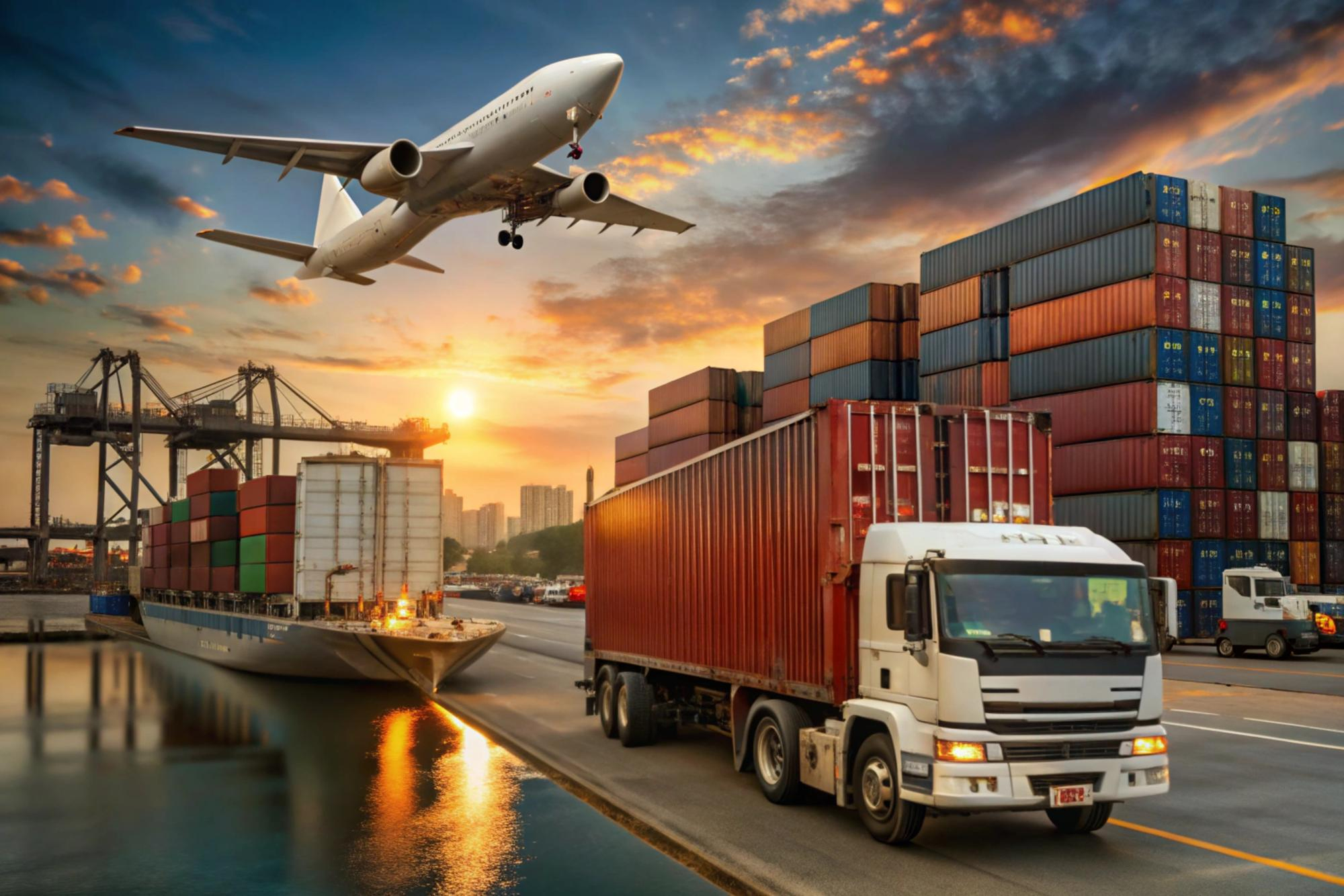 Ziplogyx multimodal logistics — air freight, container ship and trucking